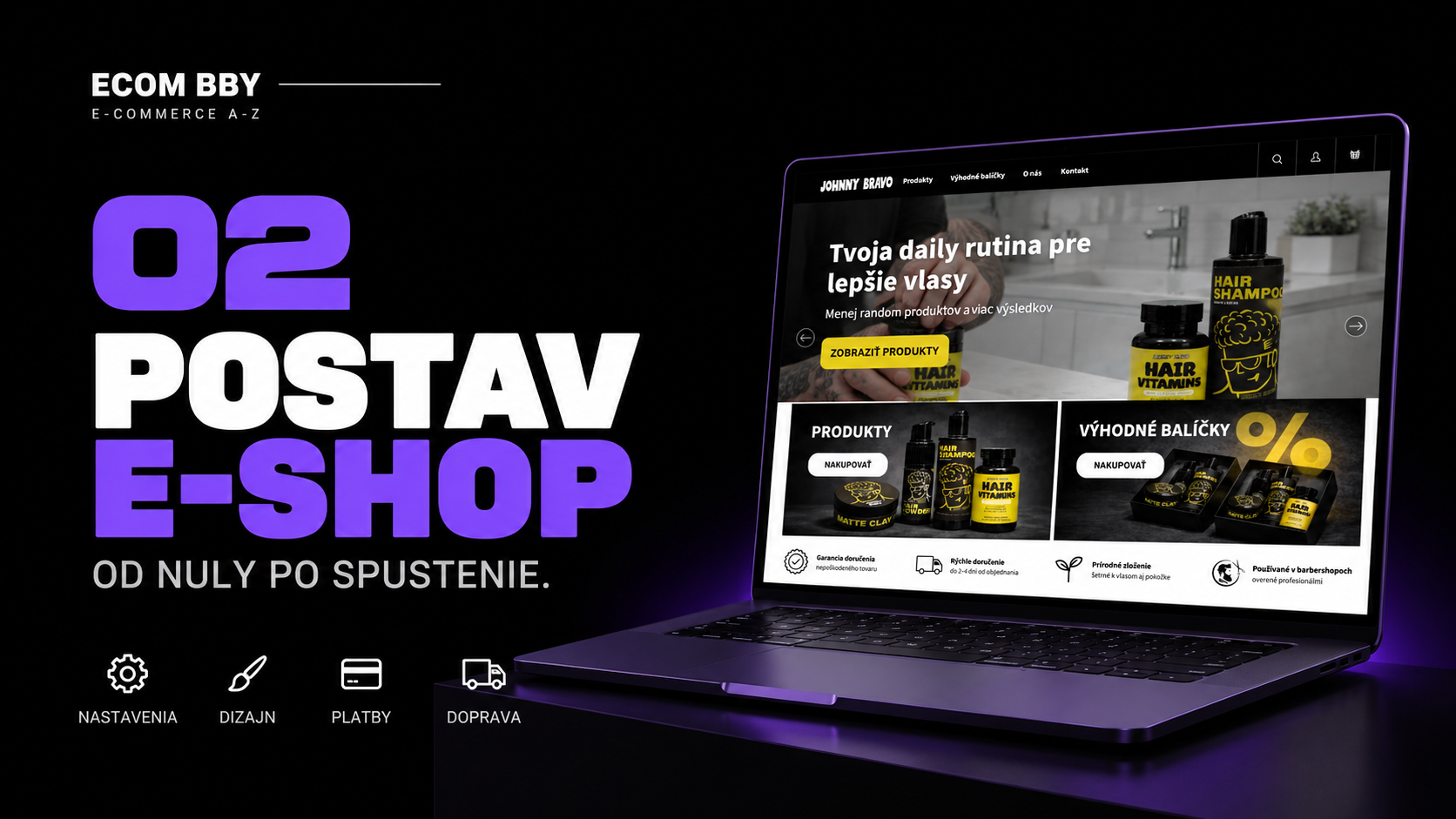 ECOM BBY modul 02 — Postav e-shop
